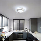 Lampa Sufitowa LED Plafon Biały Okrągły Nowoczesny 36W 6500K do Salonu oprawa aluminiowa 3 punkty świetlne do pokoju