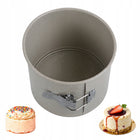 Forma do pieczenia tortów 16cm KingHoff Tortownica non-stick stal 220°C wyjmowane dno, do sernika i ciast, można myć w