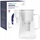 Dzbanek filtrujący szklany AquaFloow ClassGlass 3 l biały + filtr Class