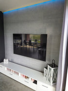 Panel ścienny 100X50cm beton architektoniczny imitacja popiel 4114XL 5m2 okładzina dekoracyjna z polistyrenu, gładka