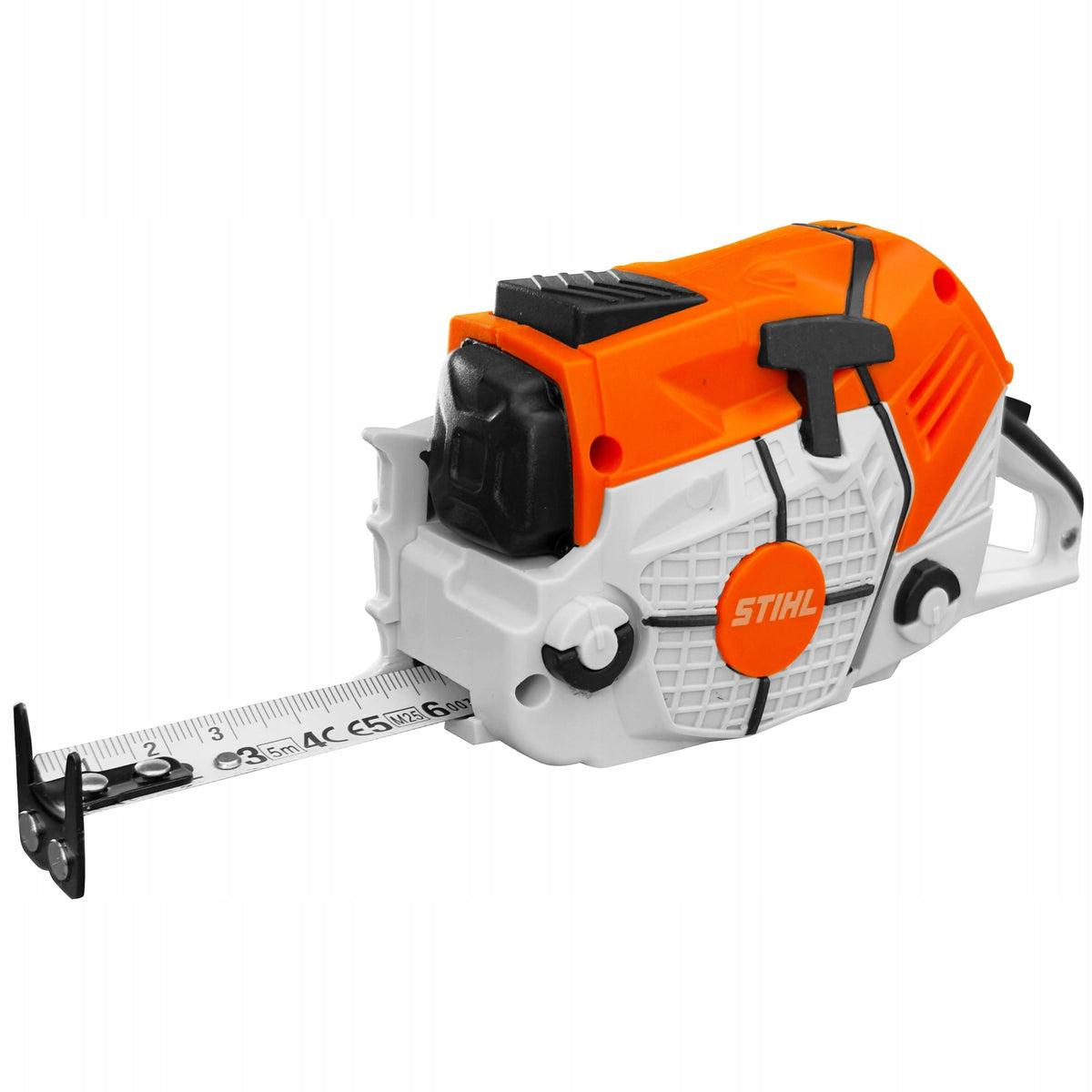 Miara stihl 5m w kształcie pilarki taśma miernicza metrówka zwijana, narzędzie do pomiaru długości