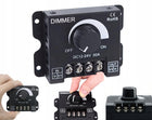 Sterownik/ściemniacz do taśm LED COB mono z pokrętłem do 720W 12V/24V mocny regulator jasności, kontroler światła