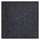 Wycieraczka 120x120cm Duża Mata do Butów pod Drzwi Zewnętrzna Wejściowa XXL Chodnik czarna gumowo-tekstylna grubość 7 mm