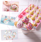 Forma silikonowa do lizaków lodów żelków cake pops + patyczki do lizaków foremka cukiernicza na domowe desery i mrożone