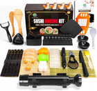 ZESTAW MASZYNKA DO ROBIENIA SUSHI Z ROLKA MATA PRASKA NÓŻ DO SUSHI 32W1 akcesoria do maki i futomaki, wielorazowe