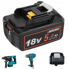 BATERIA 18V 5000MAH LI-ION DO ELEKTRONARZĘDZI MAKITA LED akumulator do wiertarki, wkrętarki i szlifierki, ogniwo