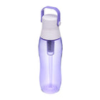Butelka filtrująca na wodę aqualogis bidon Aqua&Go Tritan Fioletowa 750ml fioletowy