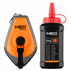 Sznurek Sznur Traserski 30 m + Kreda Czerwona 115 g Zestaw NEO tools linka murarska do wyznaczania linii podczas prac
