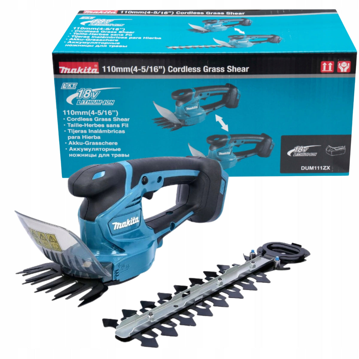 Makita DUM111ZX Nożyce Akumulatorowe do żywopłotu trawy krzewów 18V LXT