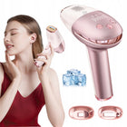Depilator IPL do włosów ciała laserowy bikini NÓG depilacja bezbolesny RÓŻ różowy