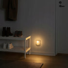 Ikea morkradd Oświetlenie nocne LED z czujnikiem Lampka orientacyjna do sypialni i korytarza, ciepłe białe światło 100
