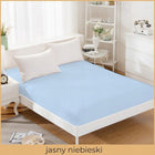 Prześcieradło JERSEY 160x200 Z GUMKĄ 100% BAWEŁNA naciągane na materac do 20 cm, białe