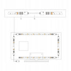Taśma LED RGB USB + pilot podświetlenie telewizora TV SMD 5050 4x 50cm = 2m oświetlenie witryn meblowych 5V