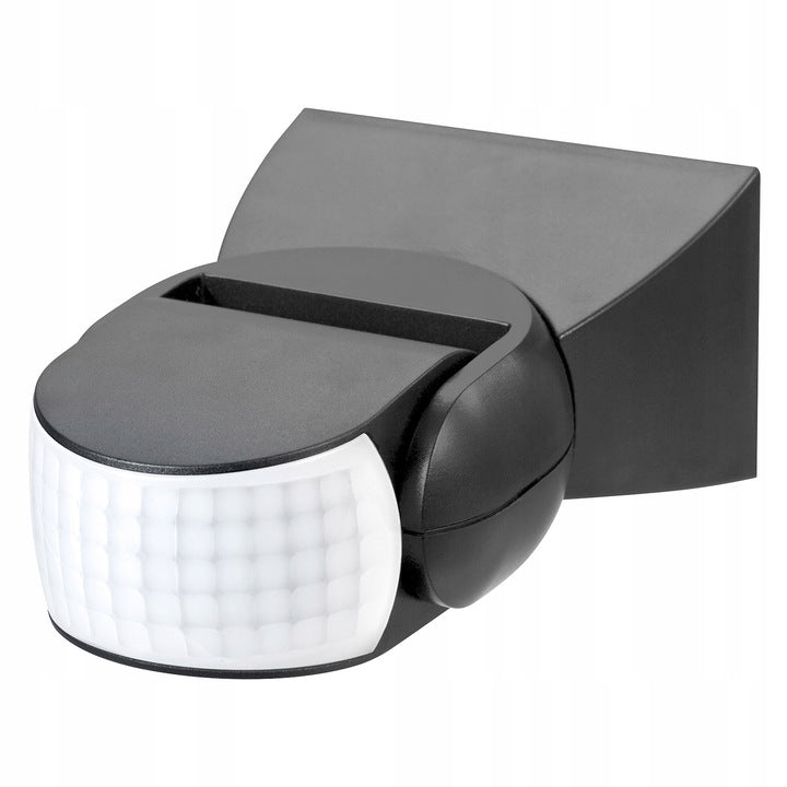 Ścienny czujnik ruchu PIR i zmierzchu zewnętrzny do LED IP65 12m MCE201 GR automat oświetleniowy, sensor podczerwieni