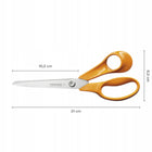 Fiskars Classic nożyczki uniwersalne 21cm. Do wszechstronnego zastosowania nożyce do kuchni i domu, pomarańczowo-srebrne