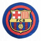 Dywan Okrągły FC Barcelona 60 Cm Krótkie Włosie Licencjonowany wykładzina dekoracyjna do pokoju kibica, poliamidowa