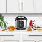 Multicooker parowar kombiwar garnek elektryczny frytownica 5l 5 l 860 w srebrny/szary