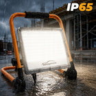 Halogen LED Naświetlacz Przenośny Lampa 130W 13000LM 4000K Oświetlenie IP65 reflektor warsztatowy budowlany ciepła biel