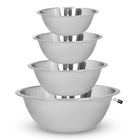 Zestaw misek kuchennych 4 szt metalowe 16cm 18cm 20cm 22cm salaterki ze stali nierdzewnej do mieszania i
