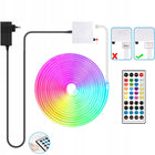 Taśma LED RGB 20m zewnętrzna wodoodporna IP65 Ledy 5050 24v mocna bluetooth oświetlenie dekoracyjne do ogrodu, tarasu i