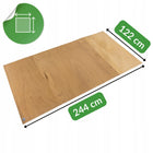 Sklejka Wodoodporna 3mm Płyta Elastyczna Formatka 1220x2440 Lekka Ceiba do modelarstwa, mebli i prac stolarskich
