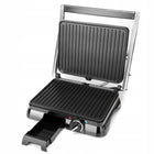 Grill elektryczny kontaktowy Panini 2000W 180° regulacja temperatury nominalna srebrny/szary