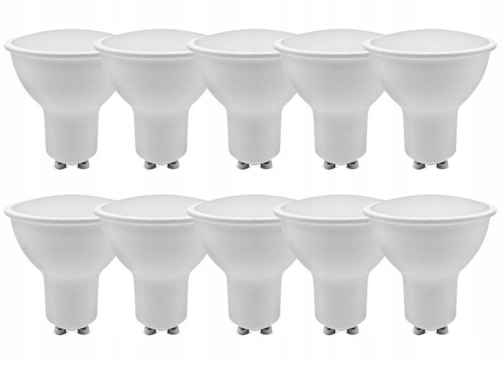 10x Żarówka LED GU10 1W Barwa Neutralna LLS Zestaw 4000K LLS reflektor do oświetlenia punktowego, spot, 90 lm