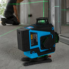 Poziomica laserowa 4D 16 linii zielony laser walizka Blaupunkt LL6010 niwelator płaszczyznowy, do remontów, zasięg 25