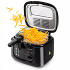 Frytkownica frytownica mocna kompaktowa 2,5 L frytki kurczaki kamille tradycyjna 1800 w czarny