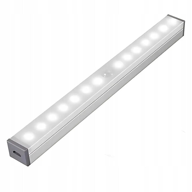 Lampka lampa LED z czujnikiem ruchu zimne światło 6000K bezprzewodowa oprawa do szafy i garderoby, na schody, moc 2 w, zasilanie 5 V