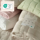 ROOM99 Narzuta na łóżko 200x220 beżowa nowoczesna kapa pikowana Marshmallow przykrycie do sypialni z poliestru