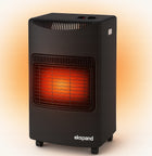 Piecyk gazowy na butle gaz grzejnik reduktor wąż składany 4,2kw CE 420 mm 730 mm grzewcza czarny