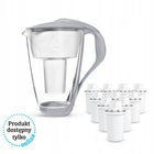 Dzbanek filtrujący szklany Dafi Crystal LED 2l + 10x Filtr Dafi Classic srebrny/szary