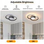 LAMPA SUFITOWA PLAFON LED CZARNA OKRĄGŁA DO SALONU ŚCIEMNIANA + PILOT 39W oprawa do wnętrz, metalowa, zintegrowane