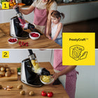 Wyciskarka wolnoobrotowa Yoer Sokowirówka 200W Duży otwór 3w1 Sorbet+ Puree do owoców i warzyw, bieg wsteczny, BPA