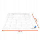 KOŁDRA antyalergiczna 200x220 cm CAŁOROCZNA MEDICAL CIEPŁA MEDYCZNA JAKOŚĆ do prania w pralce, wypełnienie