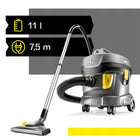 Odkurzacz jednofunkcyjny T 11/1 Classic Karcher przemysłowy do sprzątania, zbiornik 11 l, lekki 3,8 kg, przepływ 40