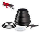 Zestaw garnków pokrywki rączki tefal Ingenio Unlimited 13el +rączka Ingenio naczynia aluminiowe non-stick do indukcji