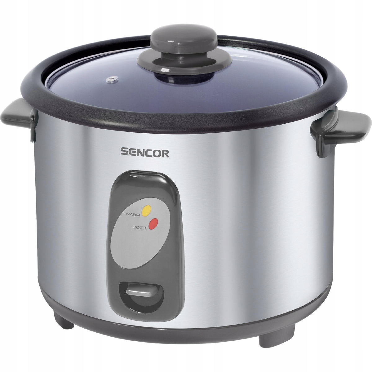 Garnek do gotowania ryżu warzyw ryżowar Sencor 1800SS 1,8l Stal parowar elektryczny, podtrzymywanie ciepła, 700 w