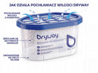 Pochłaniacz wilgoci jednorazowy dryway 190 g - 10 sztuk skuteczny do 60 dni osuszacz powietrza bezzapachowy, bez
