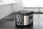 Frytkownica olejowa 1900W – frytownica tradycyjna 1900 w czarny