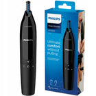 Trymer do nosa uszu brwi bezprzewodowy Philips NT1650 czarny