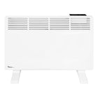 Grzejnik elektryczny energooszczędny konwektorowy przenośny Wifi 1500W NUO+ 620 mm 430 mm grzewcza biały