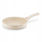 PATELNIA Indukcja do Smażenie GAZ Solidna Konighoffer Creamy Marble 24 cm nieprzywierająca, na kuchnię ceramiczną i