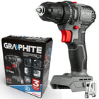 Graphite Wiertarko-wkrętarka bezszczotkowa 55Nm 10mm 18V Energy+ 58GE139 do wiercenia i wkręcania, zasilanie