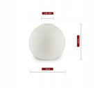 Lampa Wisząca Sufitowa Żyrandol Biała Szklane Kule White Glass EZ3 LED E27 3 punkty świetlne do salonu i jadalni, 60 w