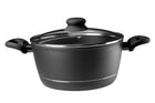 Zestaw garnków royal na indukcja/gaz nieprzywierające zestaw 8 EL. aluminiowe naczynia z pokrywkami, do zmywarki, na