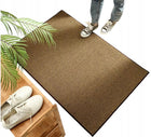 Duża wycieraczka wejściowa do butów zewnętrzna pod drzwi 3D brązowa 60X90CM mata gumowa pvc tekstylna 6 mm do