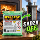 Sadza OFF spalsadz 1 kg środek do wypalania sadzy z pieca i komina preparat do usuwania nagaru, czyszczenie przewodów