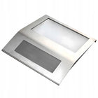 Podświetlany numer domu lampa solarna LED tabliczka z numerem metalowa oznaczenie posesji, adresowa na elewację